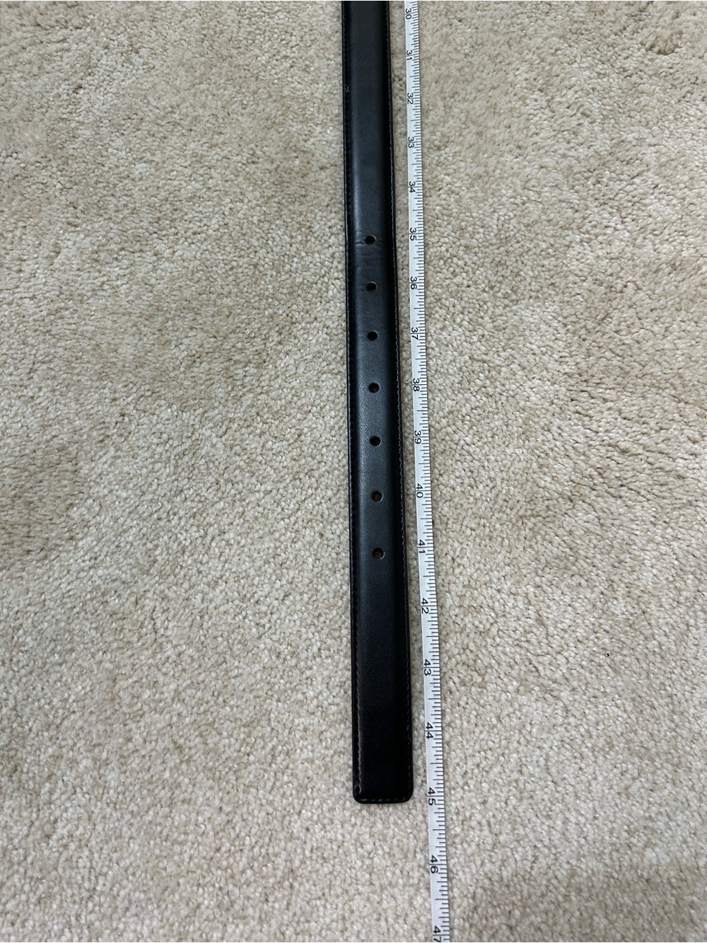 Kate Spade 25MM Stitched Feather Edge Belt - L/XL MSRP $58 - Picture 8 of 14